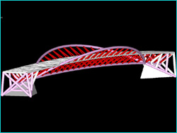 גשר ראש ציפור, אנליזת תנודות