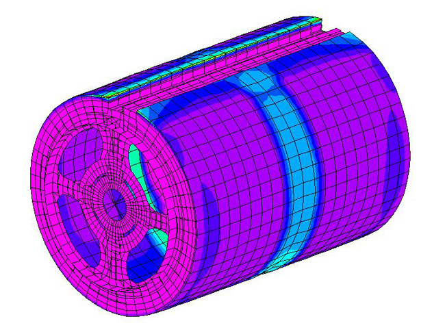 תוף דפוס &ndash;  סאיטקס, חומרים מרוכבים, אנליזות דינאמיות ותרמיות