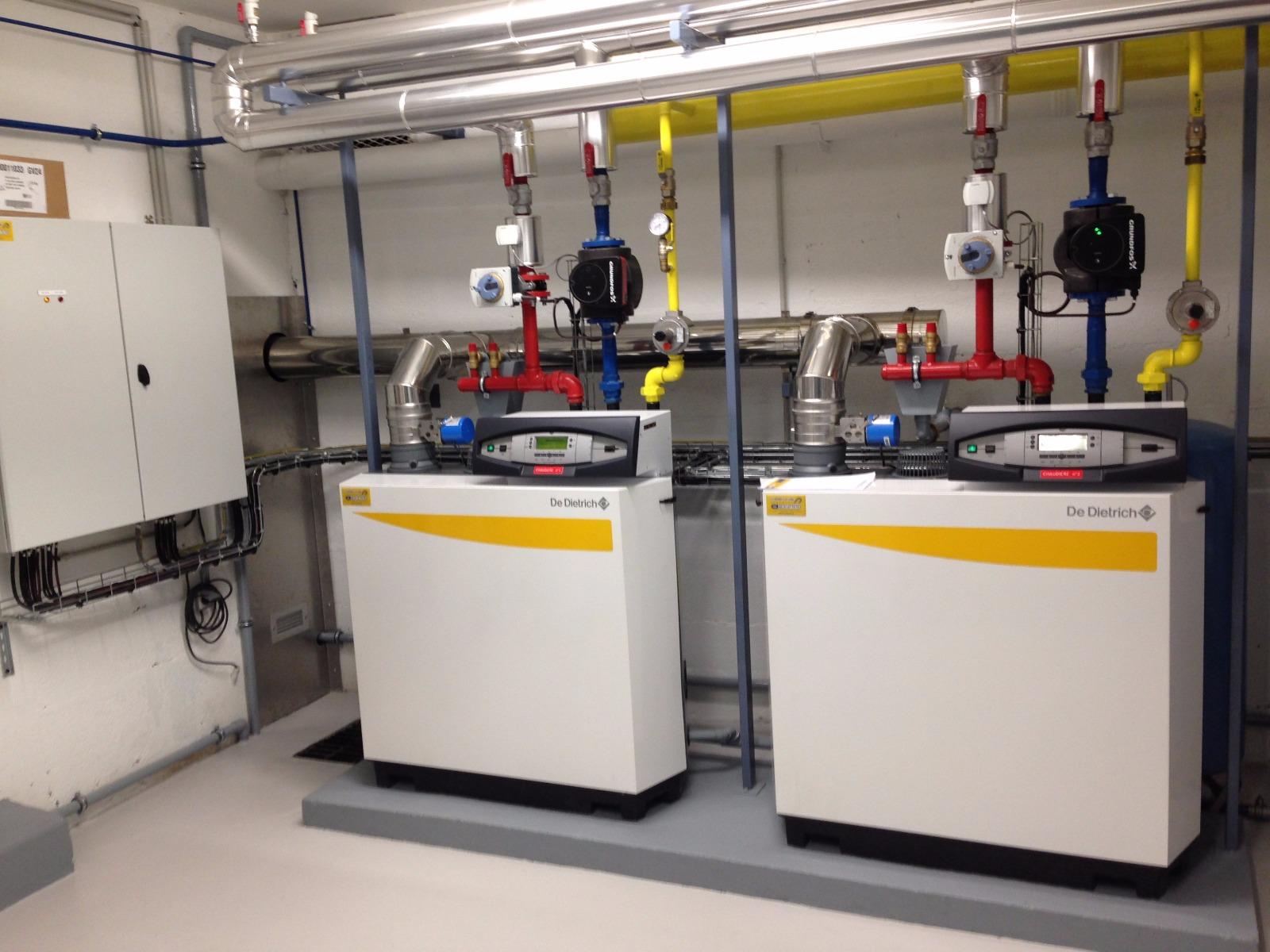 Chaufferie gaz copropriete