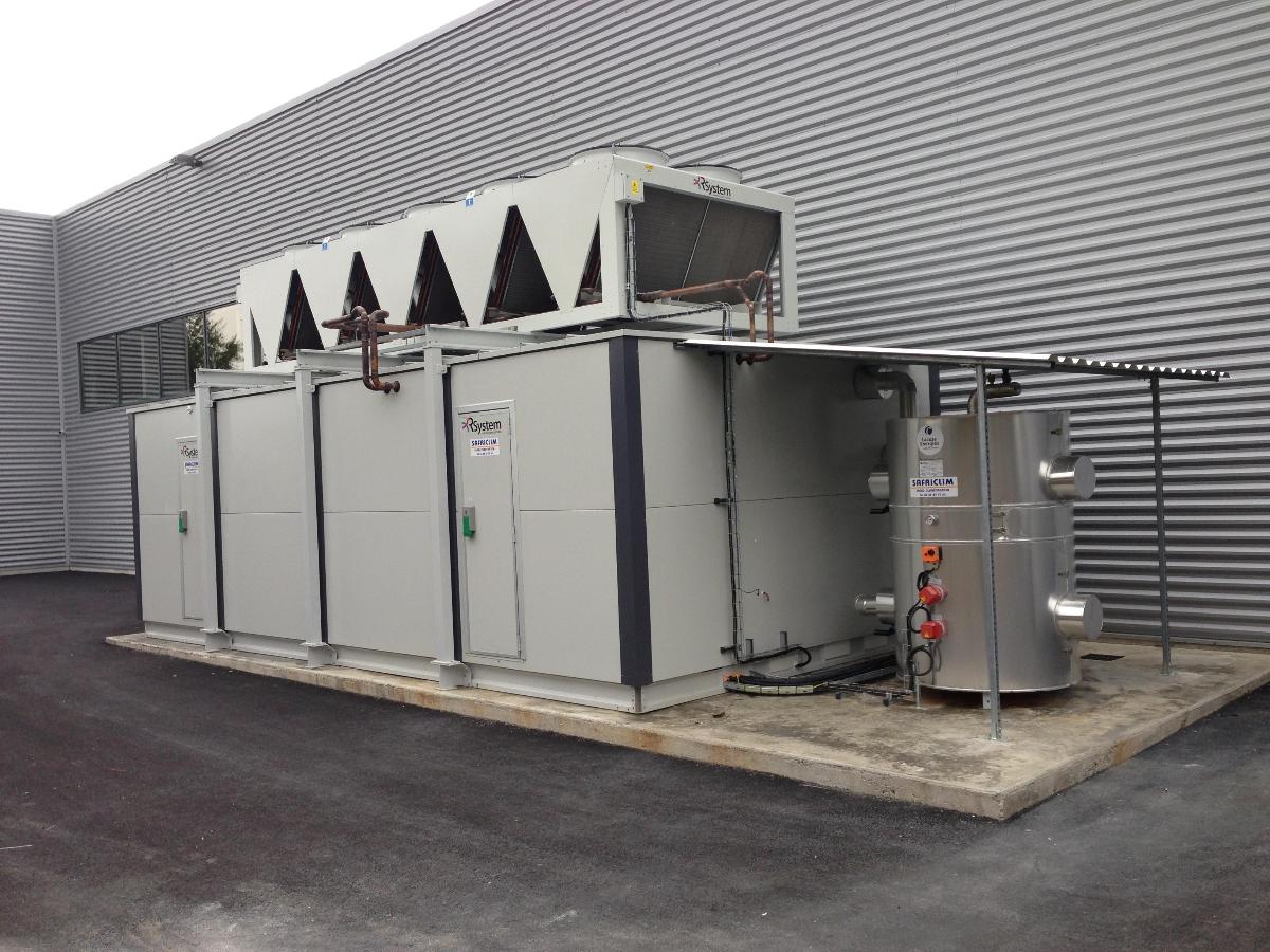 Local technique production frigorifique usine agroalimentaire