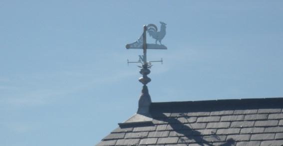 Girouette et épi zinc