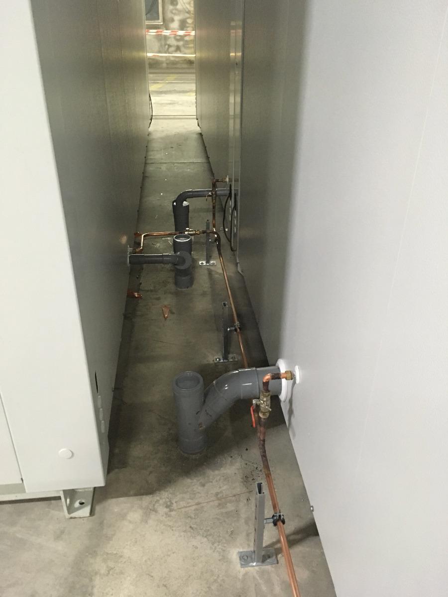 Raccordement eau et évacuation