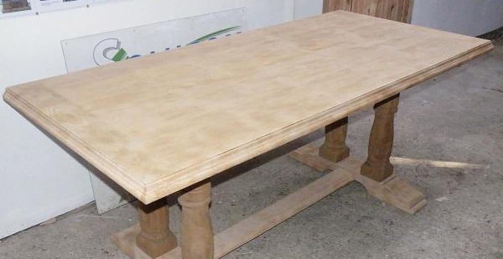 Table après décapage