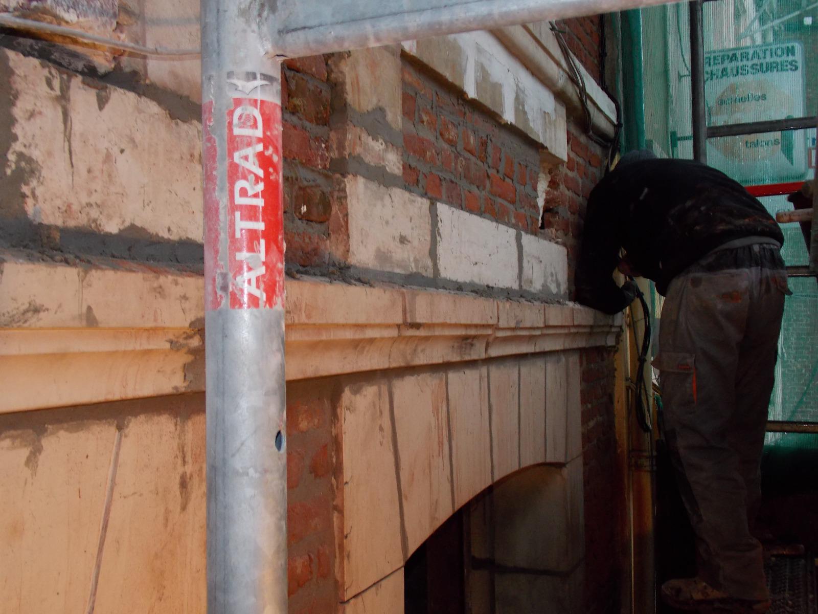 Démoliltion et reconstruction du rez de chaussée