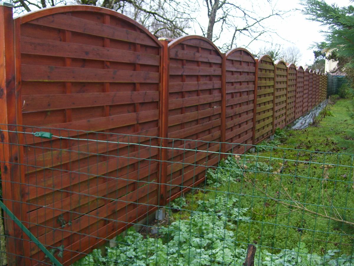 Brise-vue panneaux de bois
