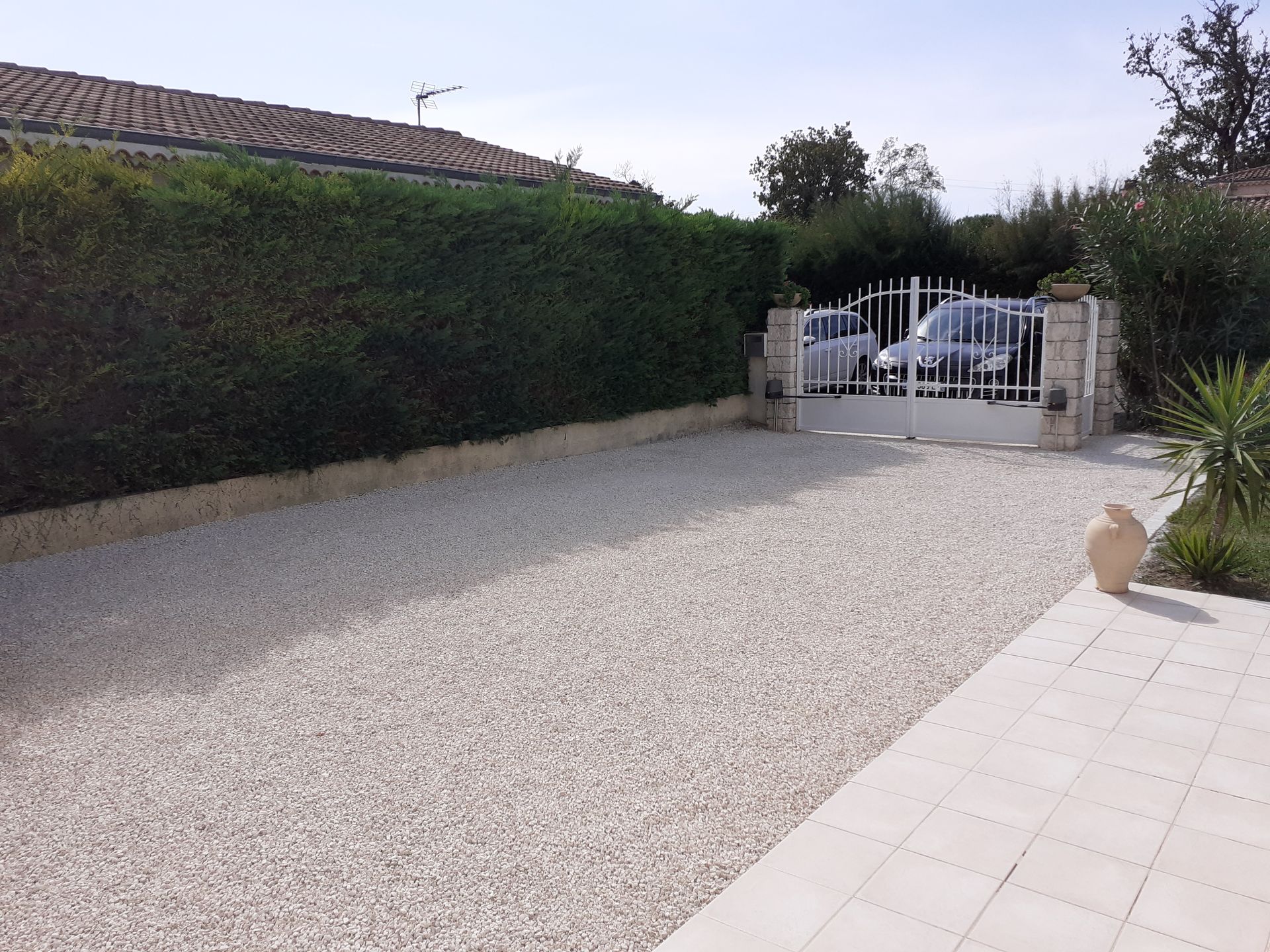 Stabilisateur de gravier à Montélimar - Étude et pose