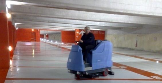 Nettoyage parking - Carcassonne