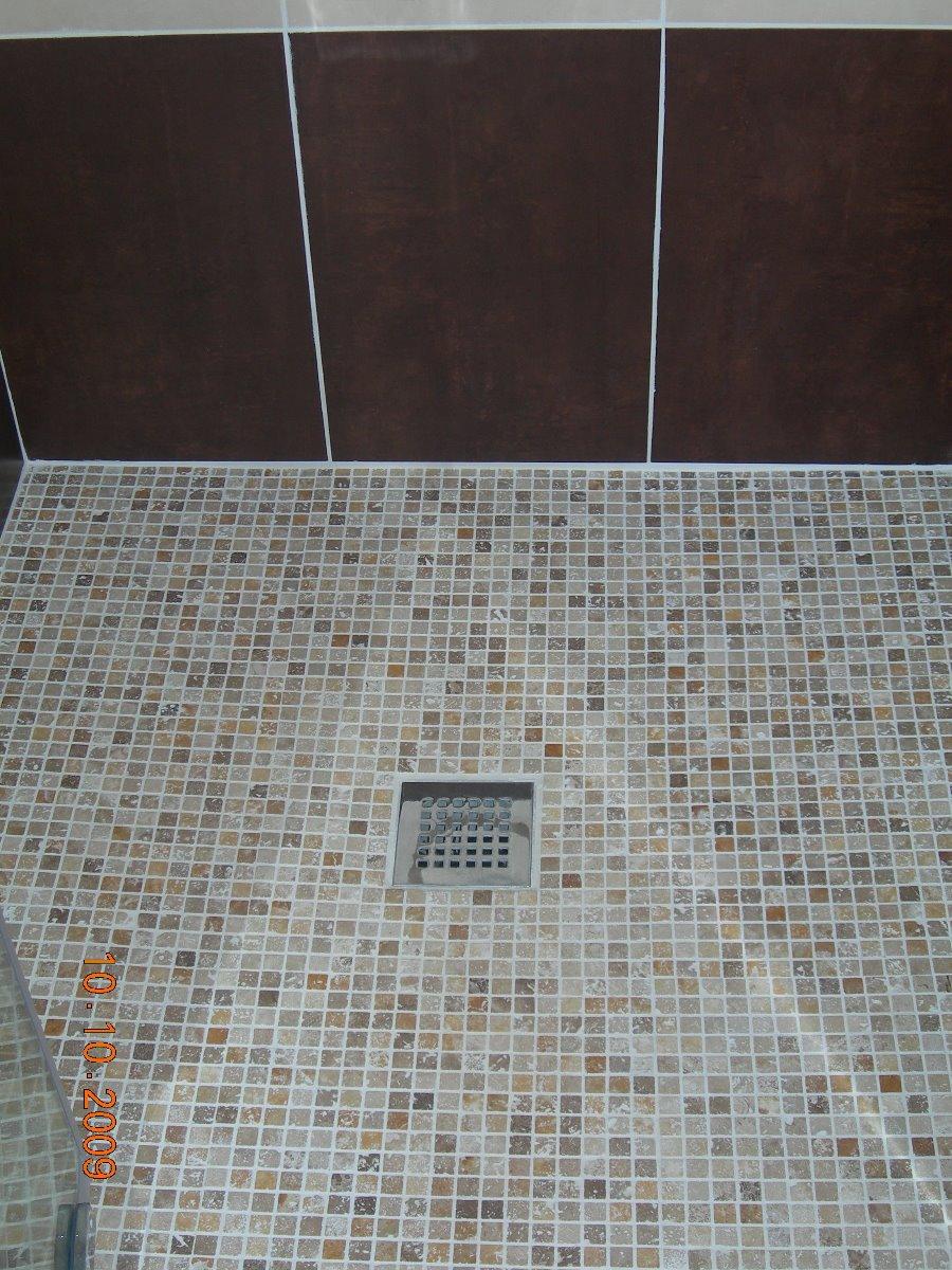 Réalisation de douche à l'italienne