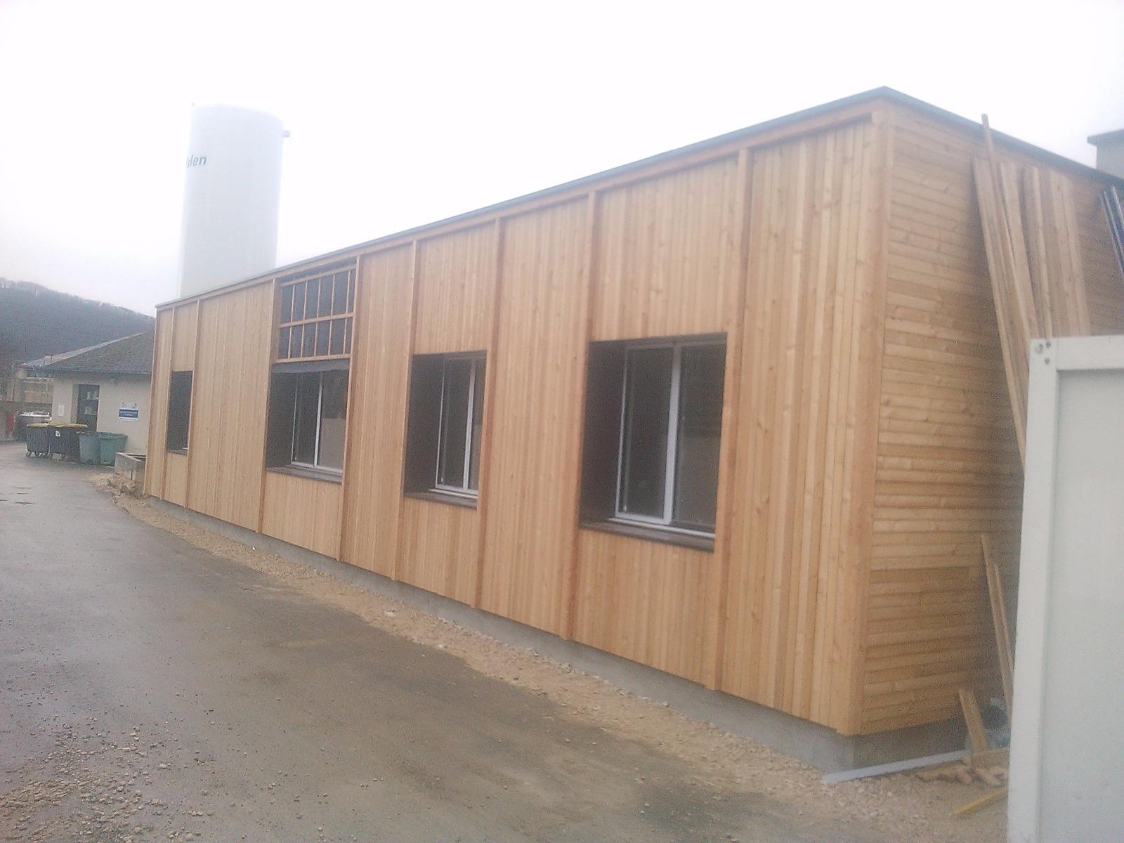 Beau bardage en bois