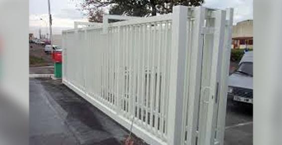 Peinture portail industriel - Saint Pierre des Corps