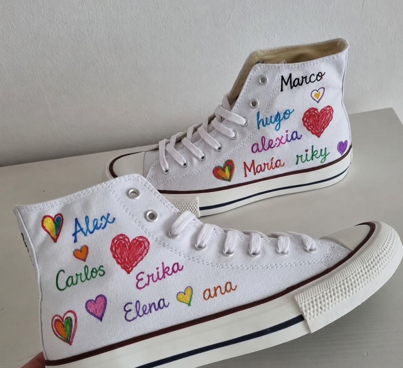 converse bordadas