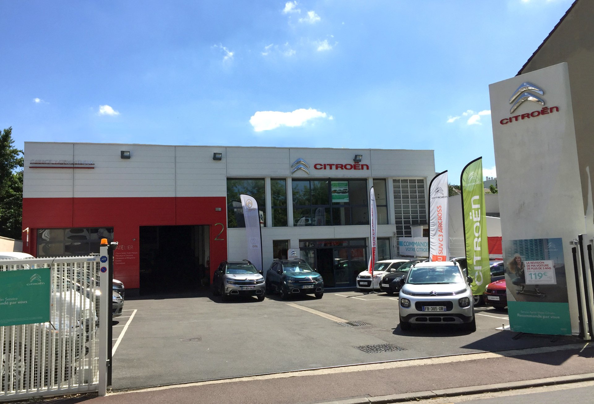 Garage Citroën Patrick Theux à Nanterre, concessionnaire Citroën