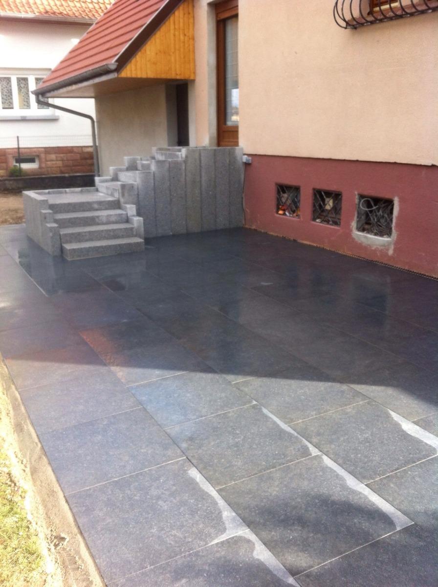 Création d'escaliers - dallage après