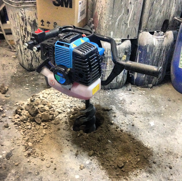 Sondage dans un local à peinture