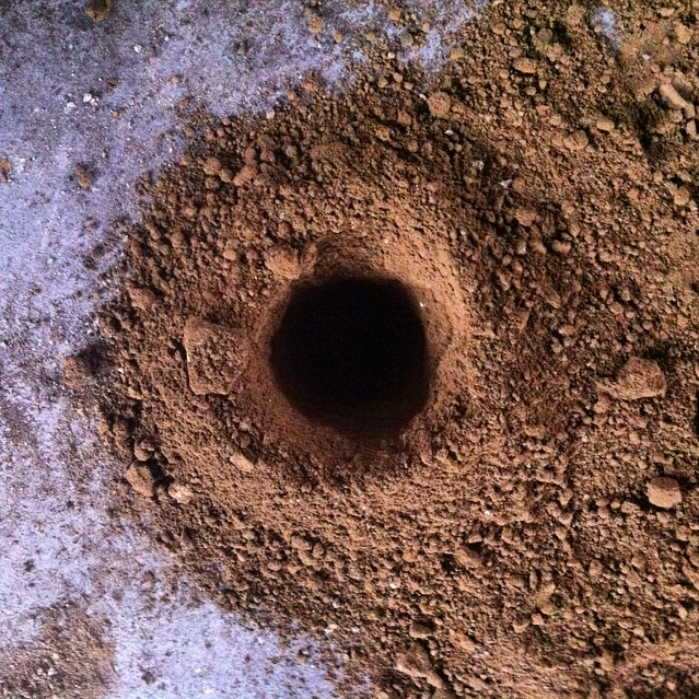 trou de sondage 100mm