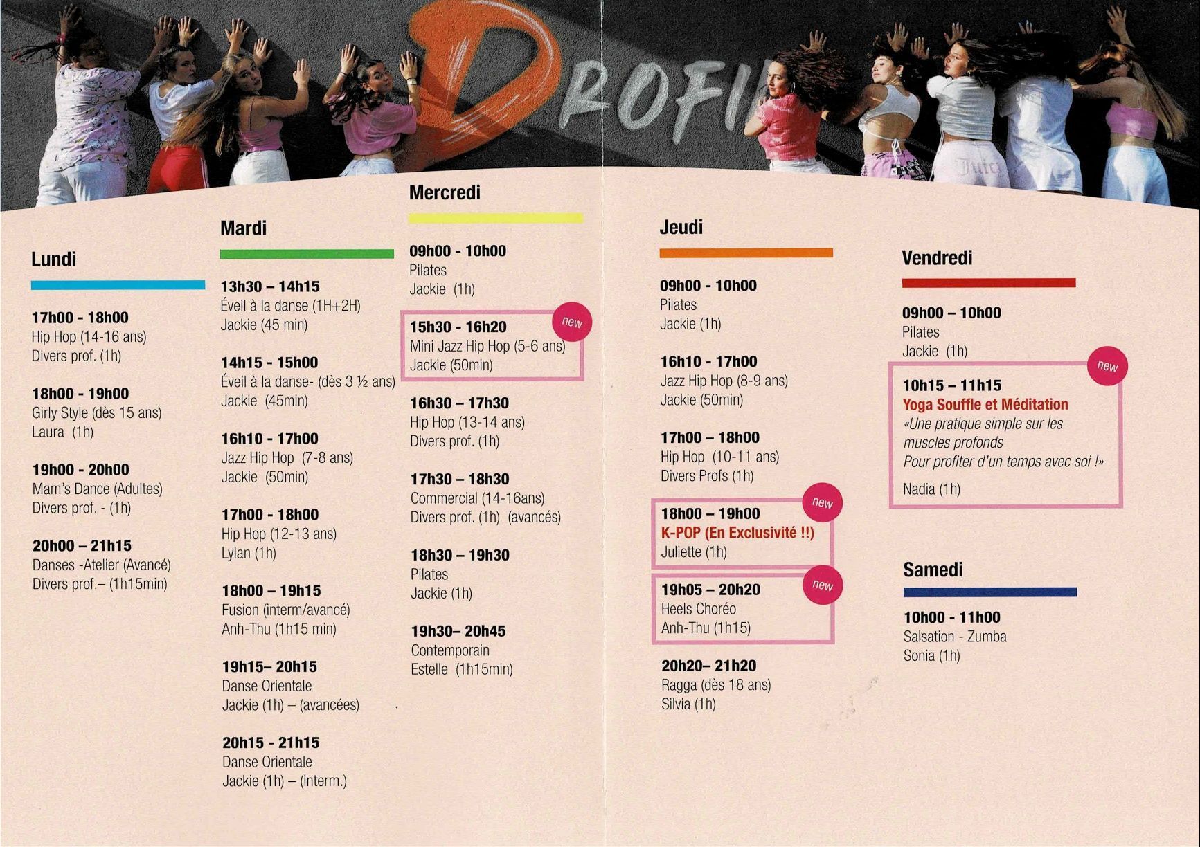 Profil Dance, das dynamische Tanzstudio in Marly