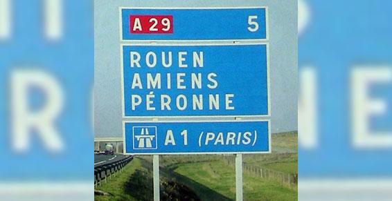 panneau d'indication