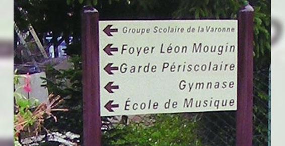 panneaux signalétique