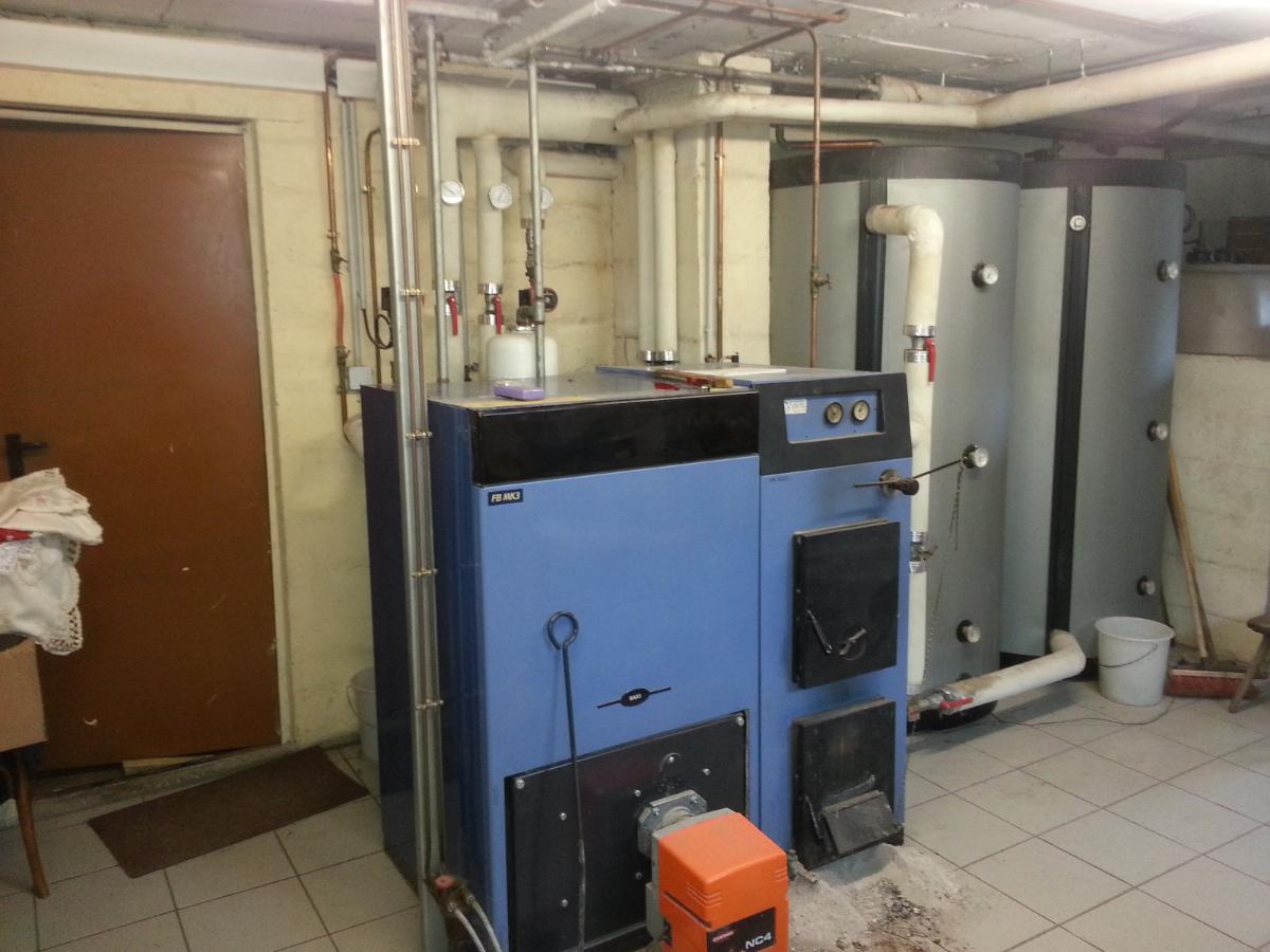 chaudière gaz et bois
