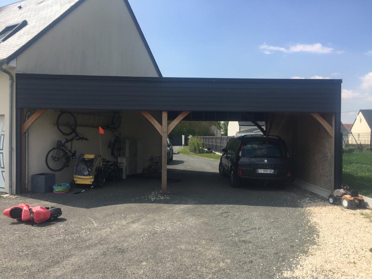 carport bois