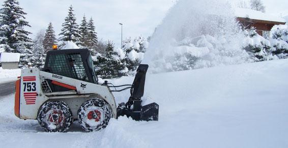 L'Entreprise Garin-Laurel s'occupe du déneigement à Crest Voland
