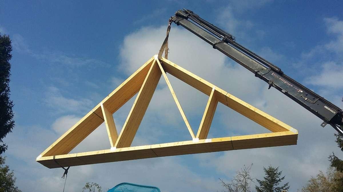 Pose de charpente avec Amette B dans les Yvelines