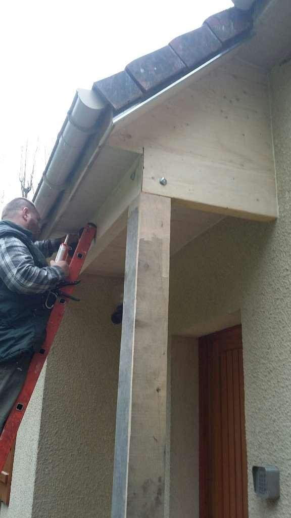 Réfection d'appenti à Vaux-sur-Seine (78) avec Amette B