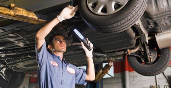 Garages automobiles, réparation - Témoin d'usure des pneus