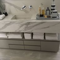 Gompar mueble de baño en mármol 