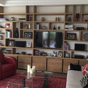 Gompar mueble en madera para salón social