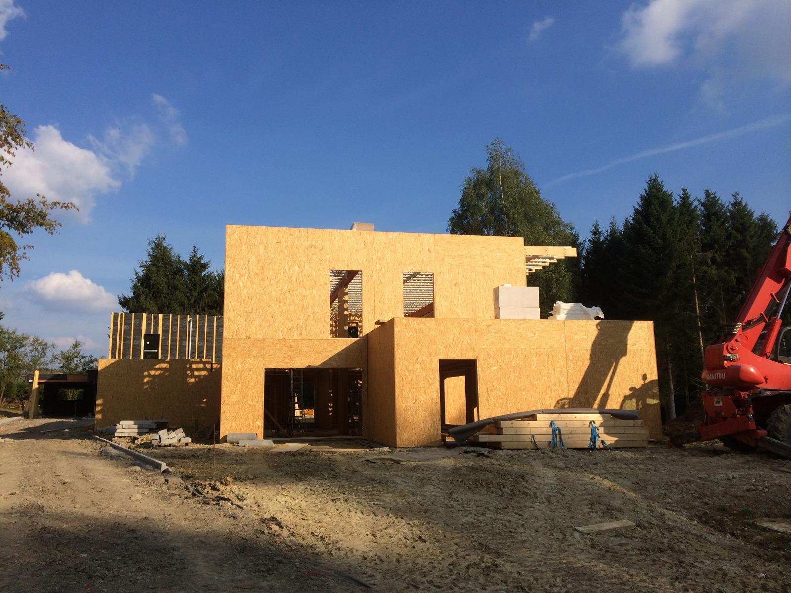 Maisons en ossature bois (Chantier)
