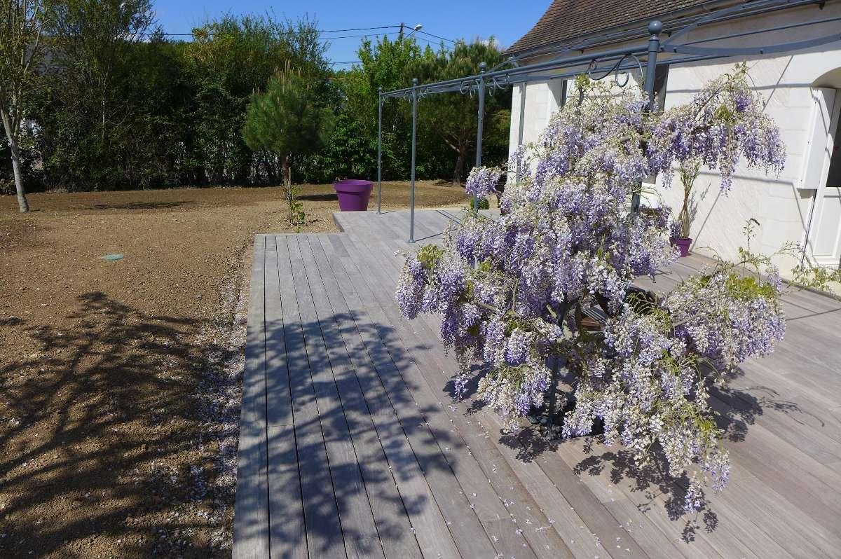 Terrasse bois faite par Leprince Thierry à Joué-lès-Tours en Indre-et-