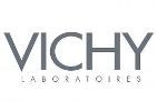 Logo Vichy Laboratoires: testo grigio su sfondo bianco.