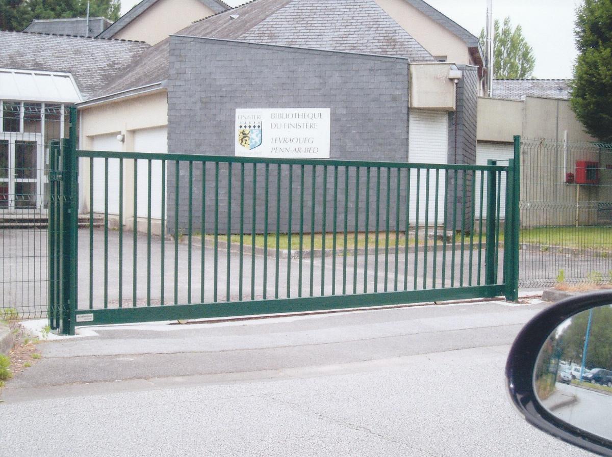 Portail ,bibliothèque du Finistère Quimper
