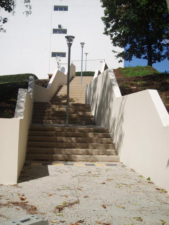 Escalier ,Collège de Locquéran Audierne