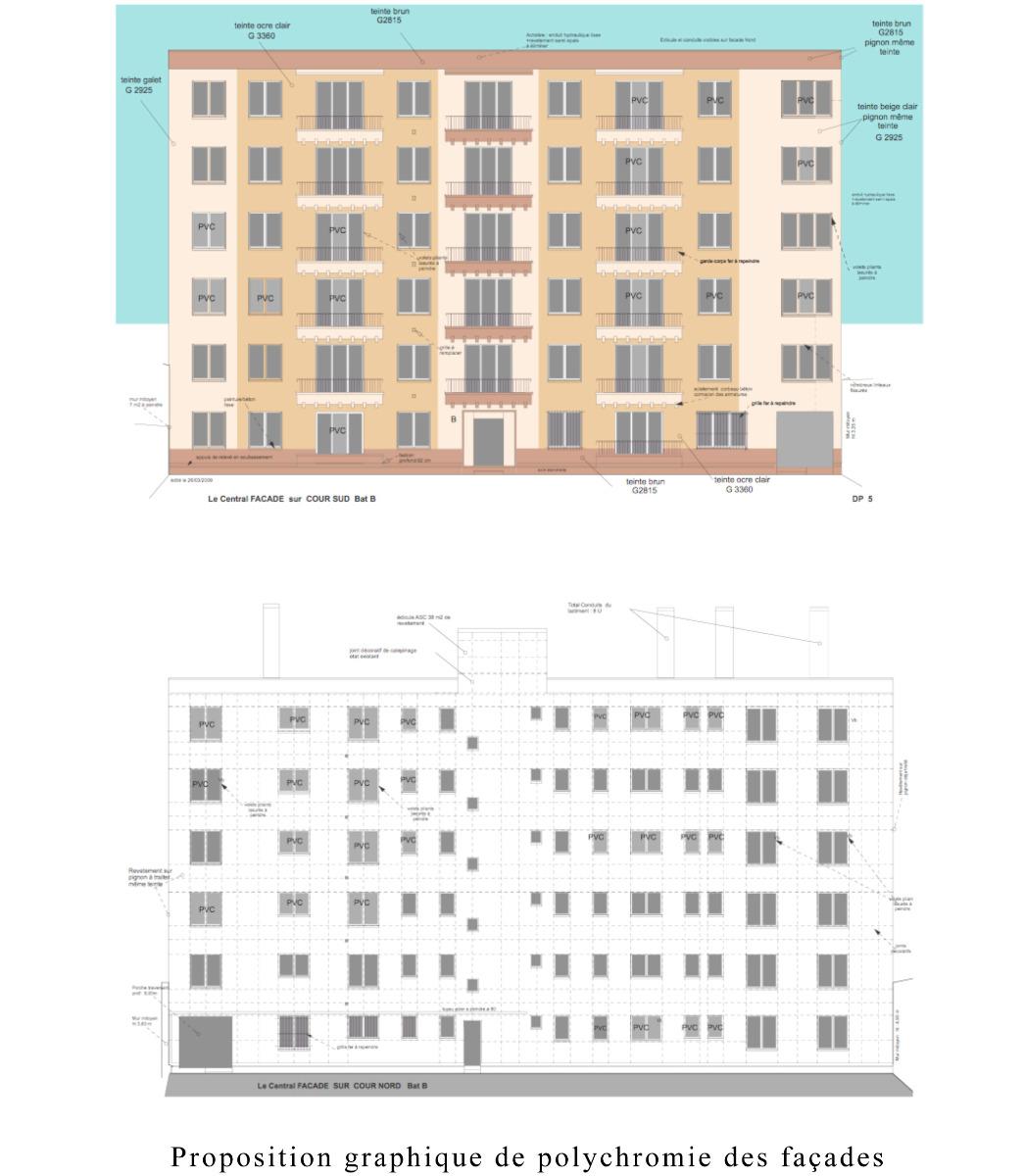 proposition polychromie de facades