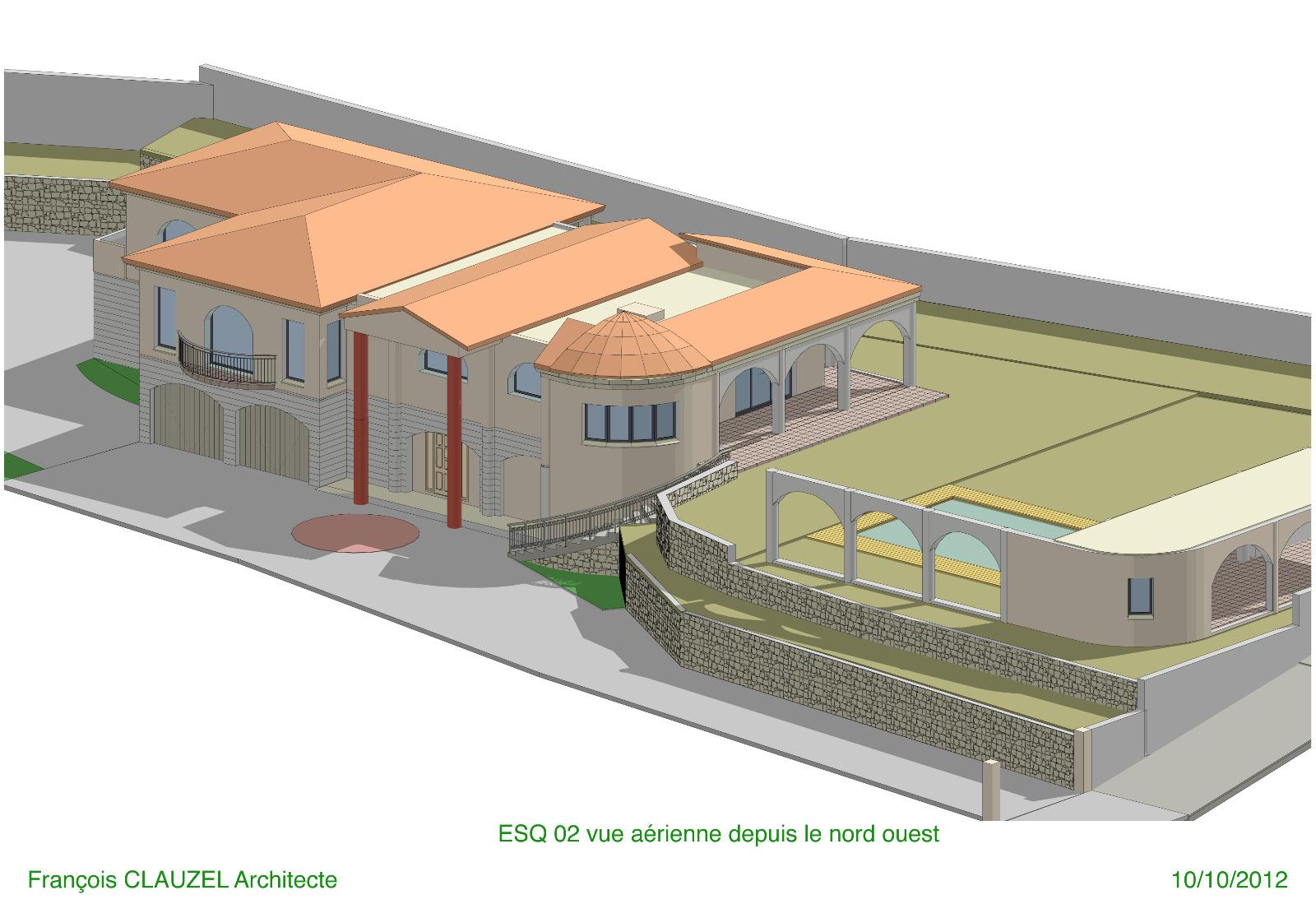 Villa SCI DaytonaEsq2 Axono