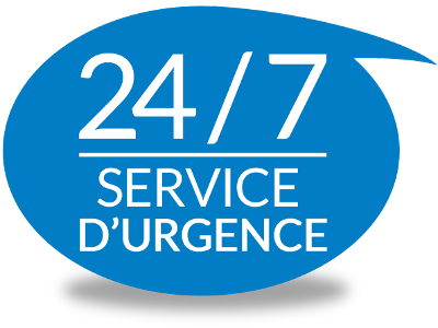 24/7 service d'urgence