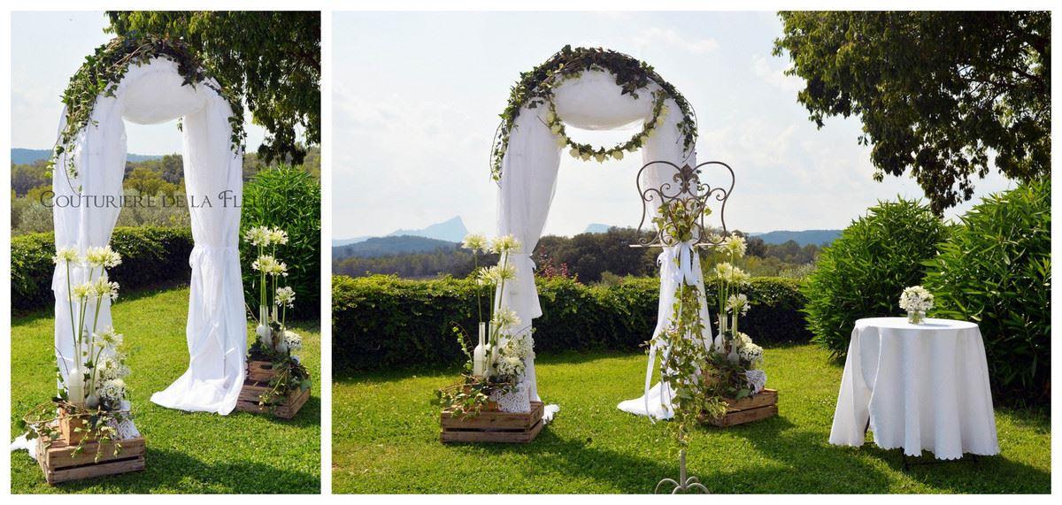 Décoration extérieure pour mariage