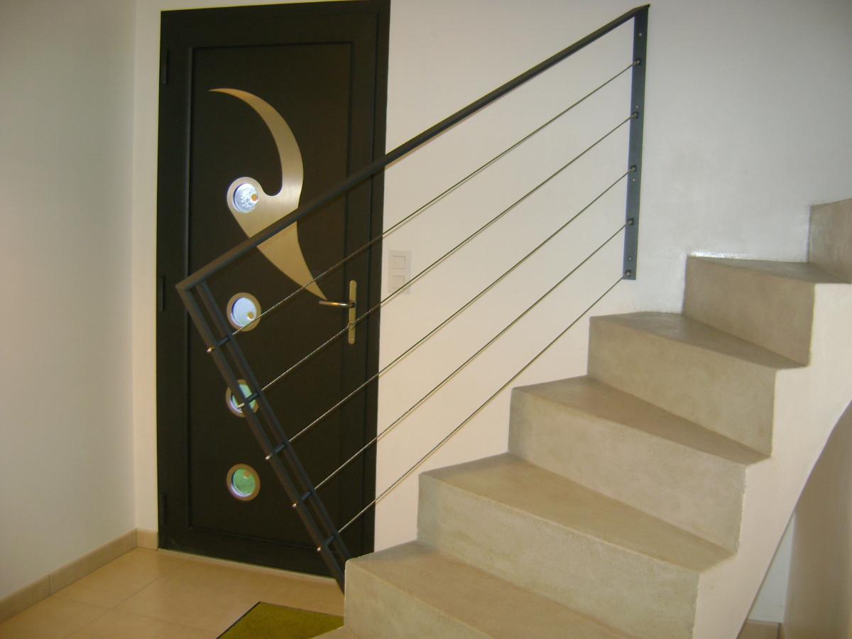 Rampe escalier VANNES - GUILLAUME GUENAEL
