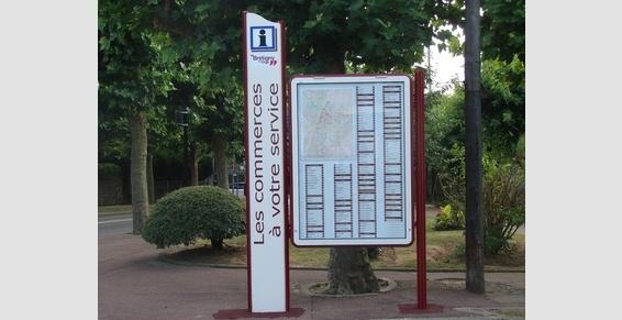 Poteaux signalisation et plan - Info Industries