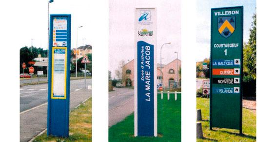 Signalisation intérieure et extérieure à Juvisy-sur-Orge