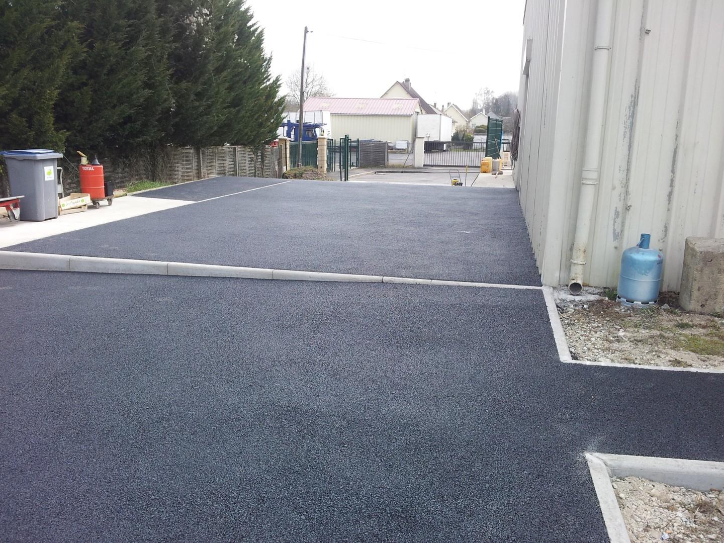 Poisson Terrassement - enrobé dans l