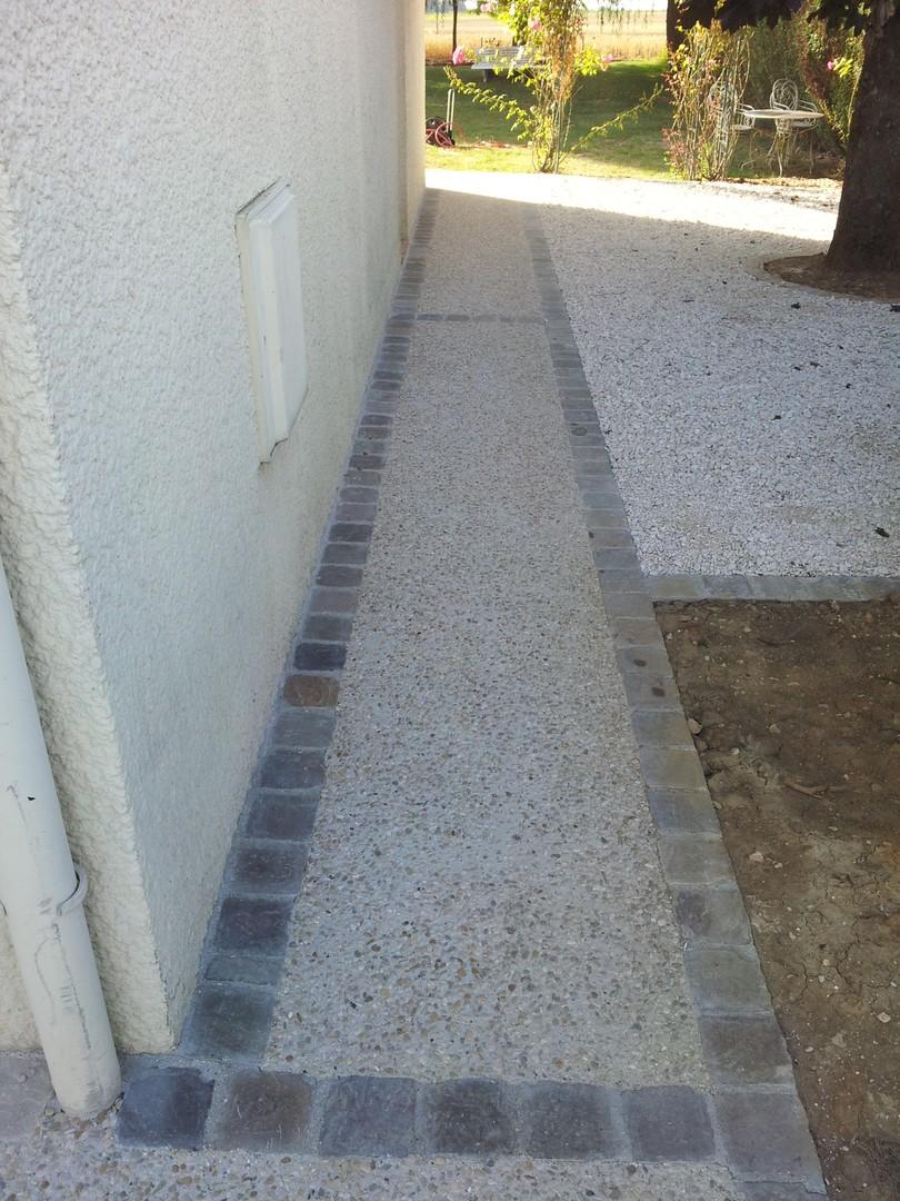 Pour tout Pavage par Poisson Terrassement - Chantily