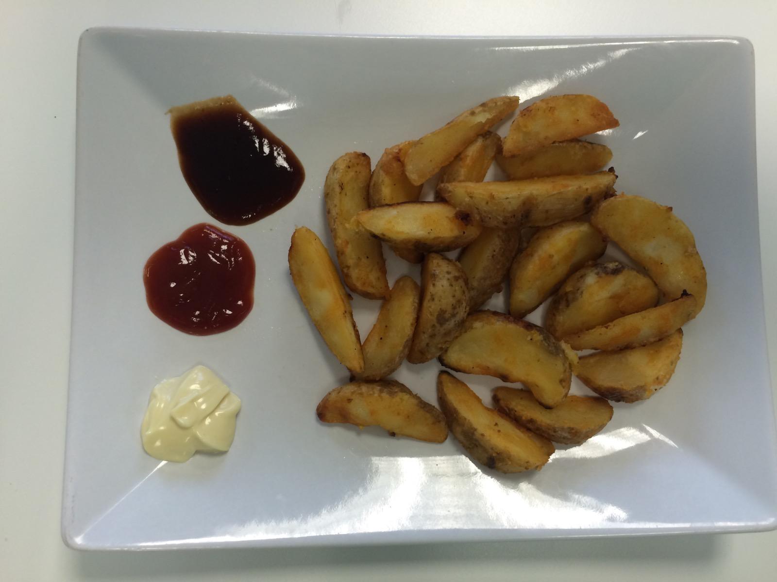 Potatos avec de la sauce