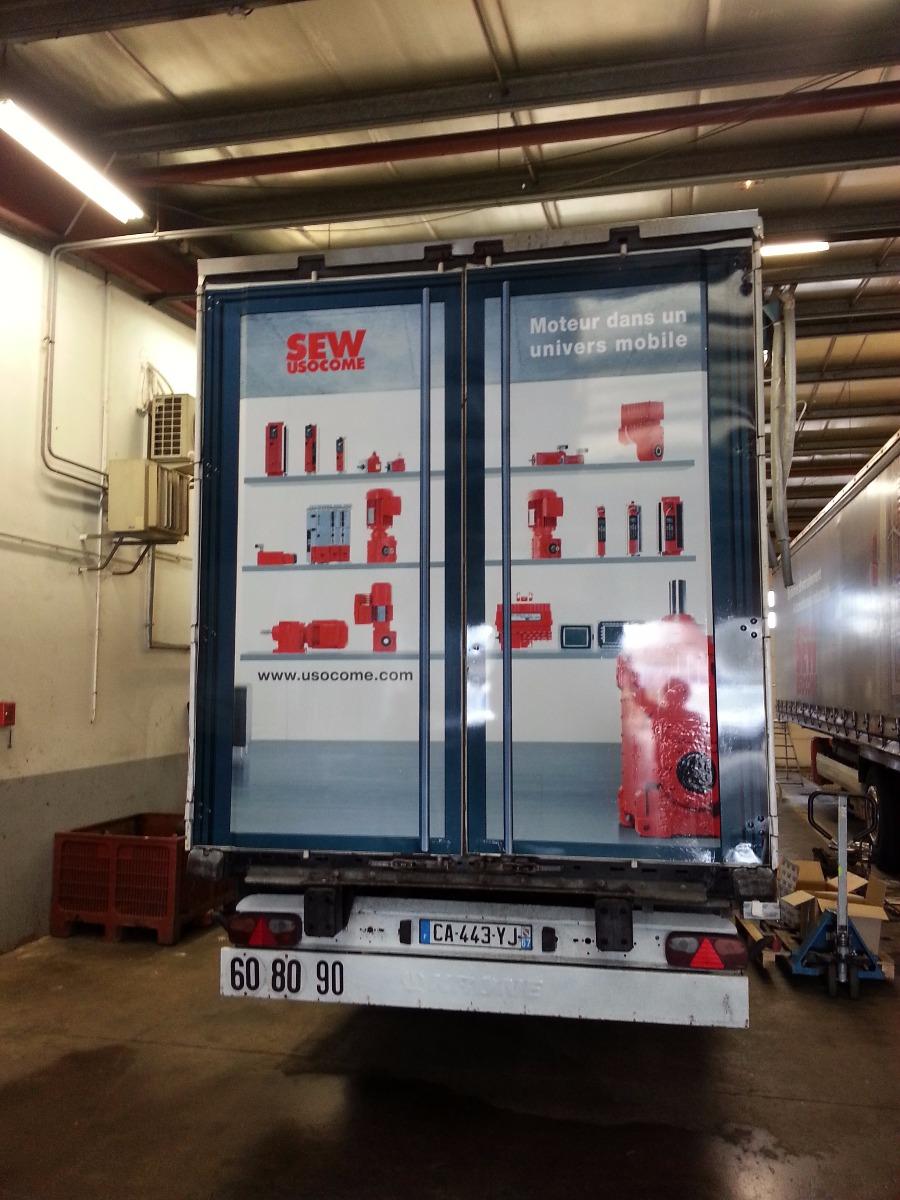 Marquage camion Alsace