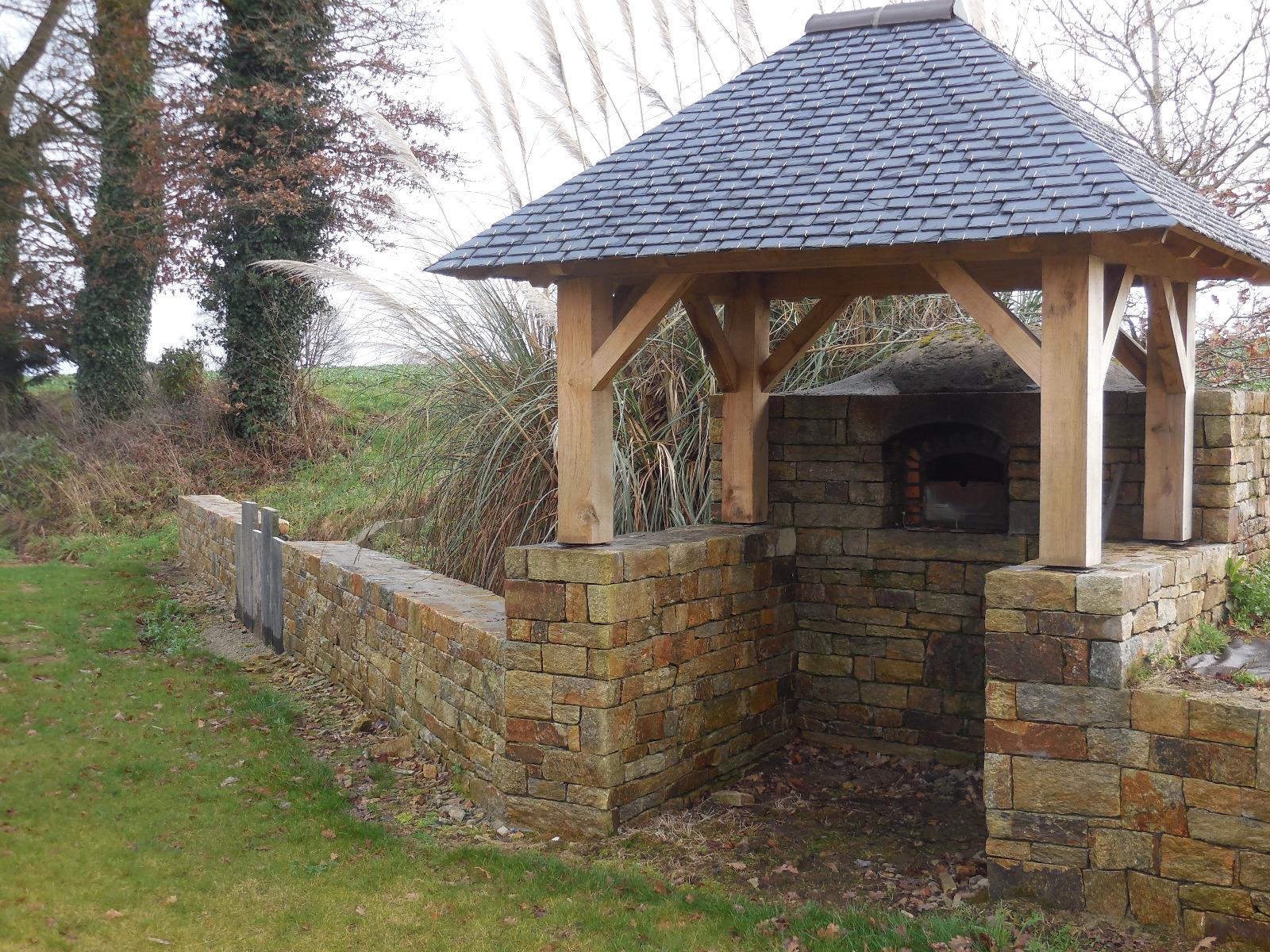 MURET EN PIERRES SECHES QUISTINIC MACONNERIE LE GLEUHER