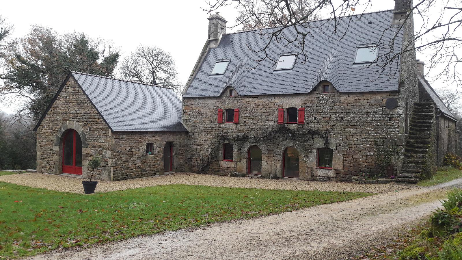 EXTENSION PIERRES SECHES QUISTINIC LE GLEUHER APRES VUE