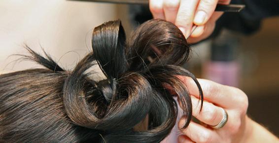 Chignons pour les mariages