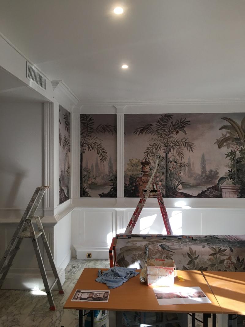 Salle petits déjeuners Hotel Victoria Nice.